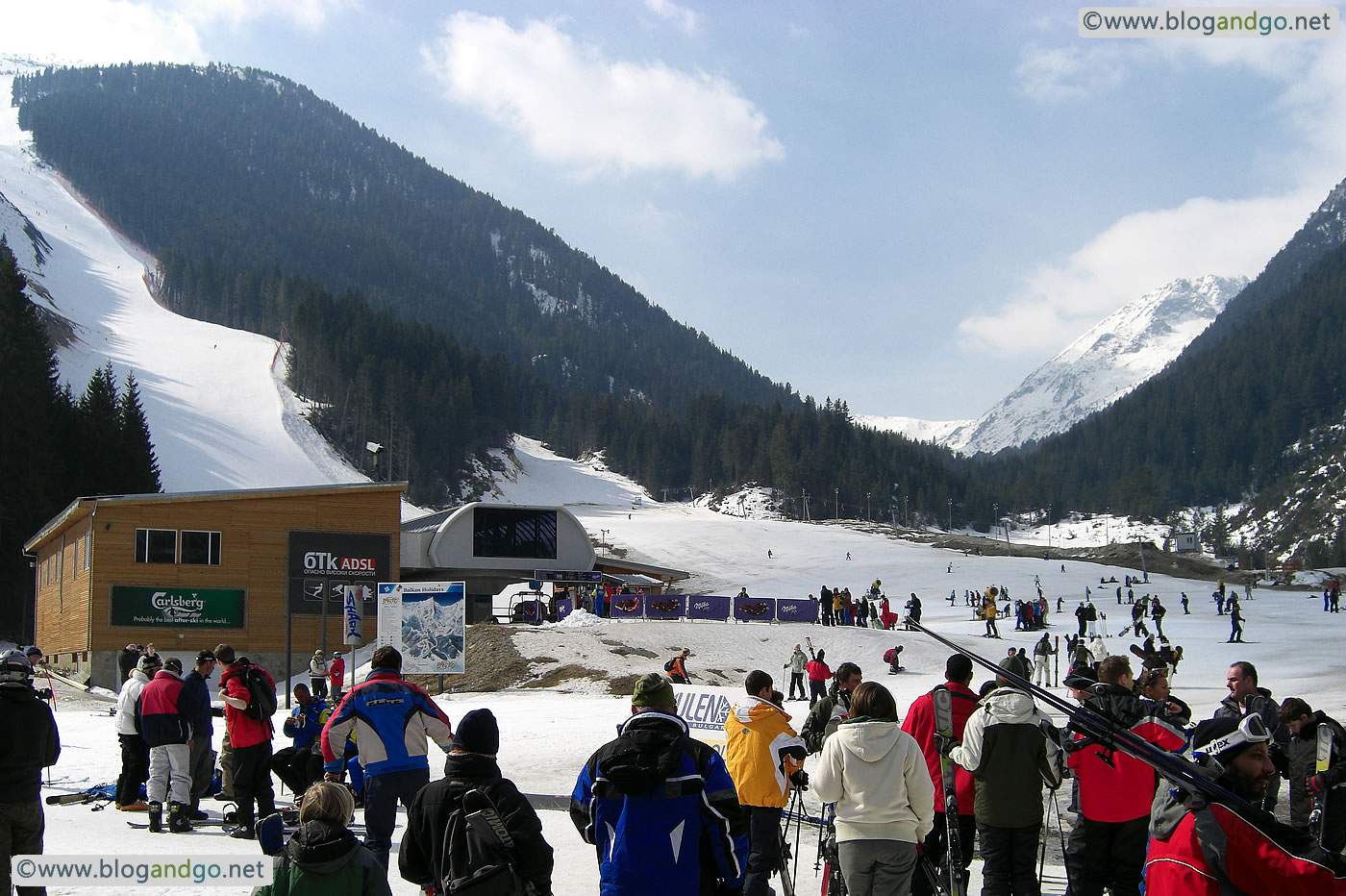 Bansko - The view from the gondola station